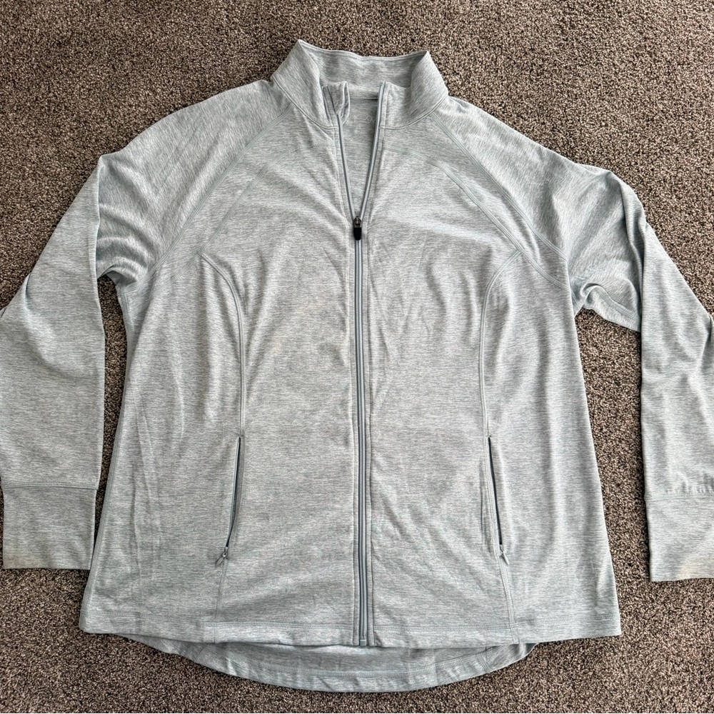 Ideology Zip-Up Performance Top